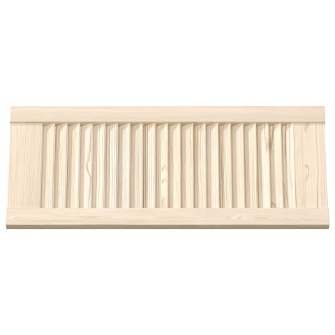 VidaXL Drzwi do szafek żaluzjowe 2 szt. 69x29,5 cm lite drewno sosnowe