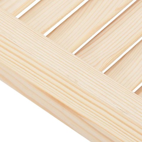 VidaXL Drzwi do szafek żaluzjowe 2 szt. 69x29,5 cm lite drewno sosnowe