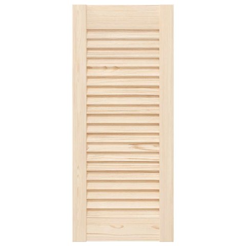 VidaXL Drzwi szafkowe z żaluzją 69x29,5 cm lite drewno sosnowe