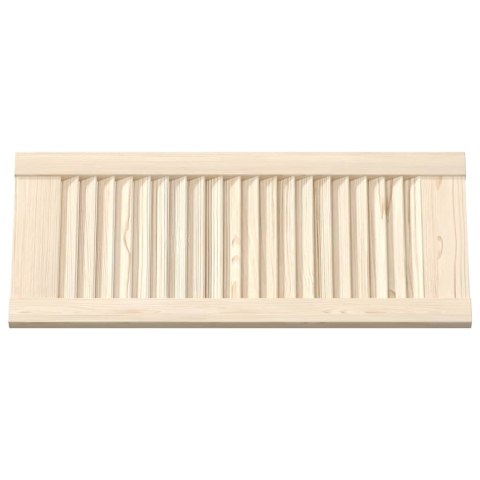 VidaXL Drzwi szafkowe z żaluzją 69x29,5 cm lite drewno sosnowe