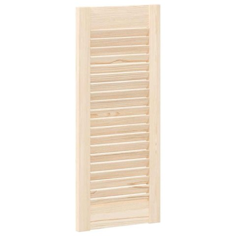 VidaXL Drzwi szafkowe z żaluzją 69x29,5 cm lite drewno sosnowe