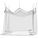 VidaXL Moskitiera do użytku zewnętrznego, 220 oczek, czarna, 300x300x250 cm
