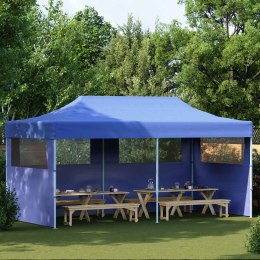 VidaXL Niebieski namiot imprezowy, rozkładany, 3 x 6 m