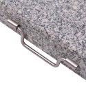 PODSTAWA BAZA DO PARASOLA STOJAK GRANITOWY STAL NIERDZEWNA SZARY 45 CM 29KG
