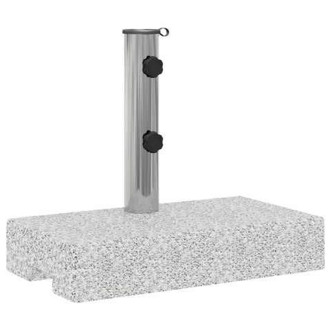 VidaXL Prostokątna podstawa pod parasol, granitowa, 25 kg