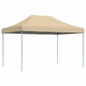 SKŁADANY NAMIOT IMPREZOWY TYPU POP-UP BEŻOWY 410X279X315CM