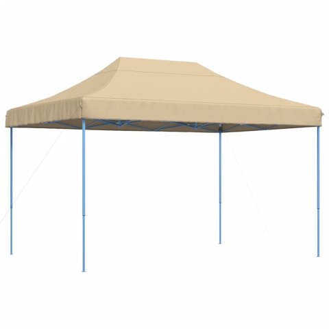 SKŁADANY NAMIOT IMPREZOWY TYPU POP-UP BEŻOWY 410X279X315CM
