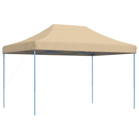 SKŁADANY NAMIOT IMPREZOWY TYPU POP-UP BEŻOWY 410X279X315CM