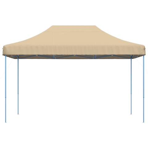 SKŁADANY NAMIOT IMPREZOWY TYPU POP-UP BEŻOWY 440X292X315CM