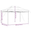 SKŁADANY NAMIOT IMPREZOWY TYPU POP-UP BEŻOWY 440X292X315CM