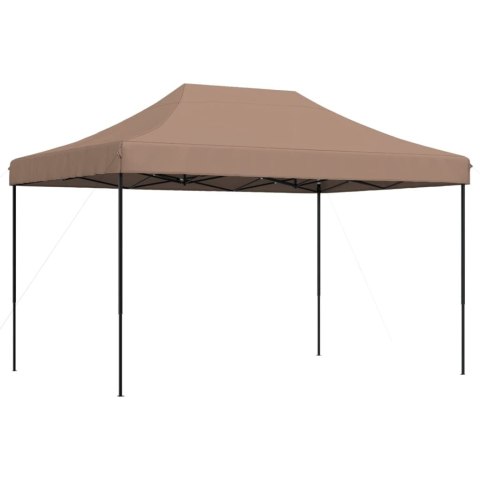 SKŁADANY NAMIOT IMPREZOWY TYPU POP-UP BRĄZOWY 410X279X315CM