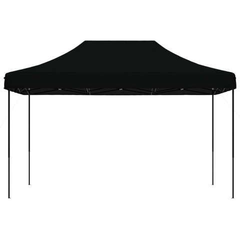 SKŁADANY NAMIOT IMPREZOWY TYPU POP-UP CZARNY 440X292X315CM