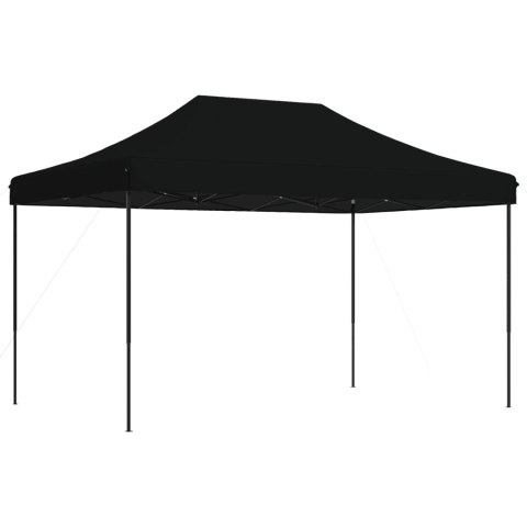SKŁADANY NAMIOT IMPREZOWY TYPU POP-UP CZARNY 440X292X315CM