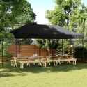 SKŁADANY NAMIOT IMPREZOWY TYPU POP-UP CZARNY 580X292X315CM