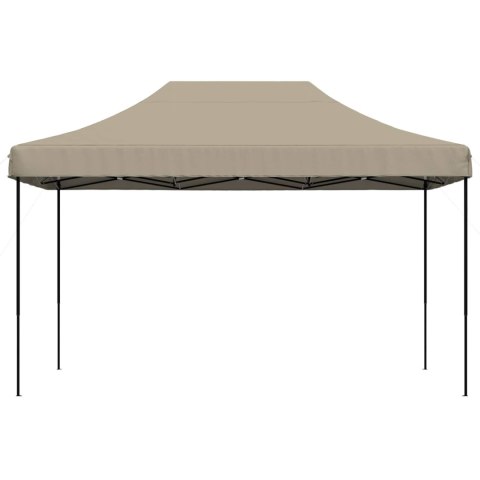 SKŁADANY NAMIOT IMPREZOWY TYPU POP-UP TAUPE 440X292X315CM