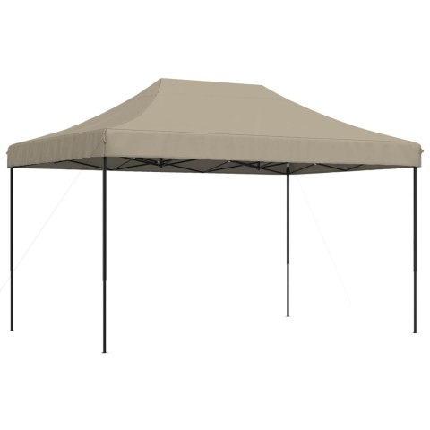 SKŁADANY NAMIOT IMPREZOWY TYPU POP-UP TAUPE 440X292X315CM