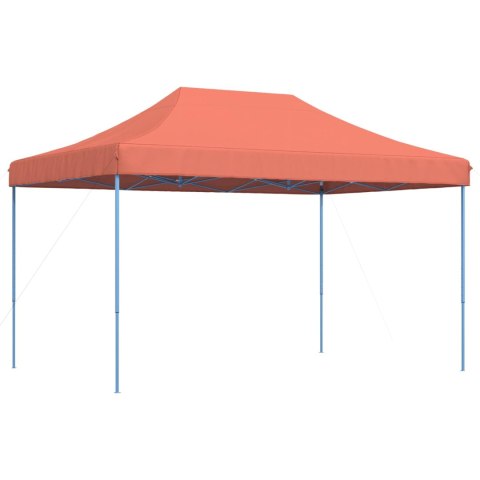 SKŁADANY NAMIOT IMPREZOWY TYPU POP-UP TERAKOTA 440X292X315CM