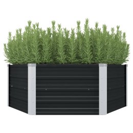 DONICA DO PODNIESIONEJ GRZĄDKI, ANTRACYTOWA, 129X129X45 CM