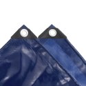 PLANDEKA PŁACHTA 650 G/M² 3X4M NIEBIESKA