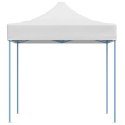 PROFESJONALNY SKŁADANY NAMIOT IMPREZOWY 280X410X315CM BIAŁY STAL