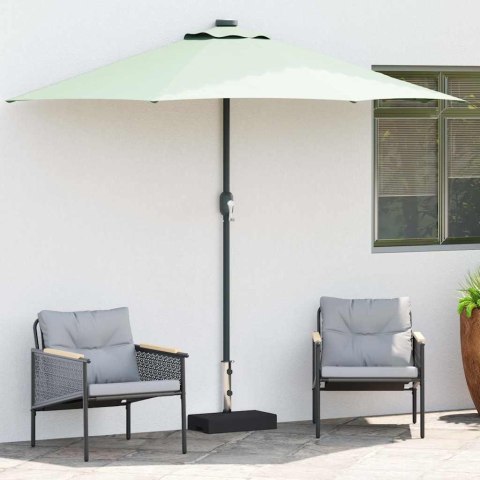 VidaXL Prostokątna podstawa pod parasol, granitowa, 25 kg, czarna