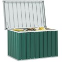 VidaXL Skrzynia ogrodowa zielona 109x67x65 cm