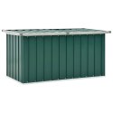 VidaXL Skrzynia ogrodowa zielona 129x67x65 cm