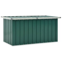 VidaXL Skrzynia ogrodowa zielona 129x67x65 cm