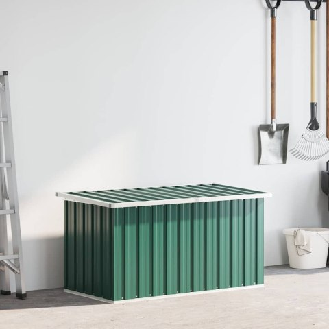 VidaXL Skrzynia ogrodowa zielona 129x67x65 cm