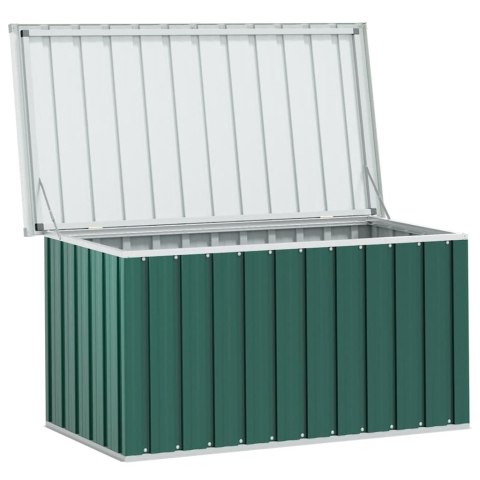 VidaXL Skrzynia ogrodowa zielona 129x67x65 cm