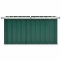 VidaXL Skrzynia ogrodowa zielona 129x67x65 cm