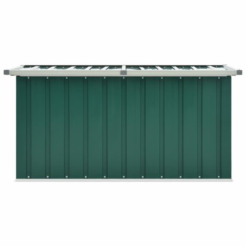 VidaXL Skrzynia ogrodowa zielona 129x67x65 cm