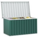 VidaXL Skrzynia ogrodowa zielona 129x67x65 cm