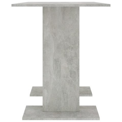 VidaXL Stół jadalniany, szarość betonu, 110x60x75 cm