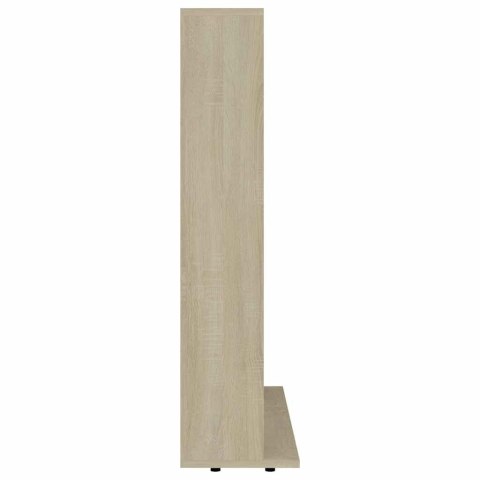 VidaXL Szafka na płyty CD, dąb sonoma, 100 x 23 x 89,5 cm