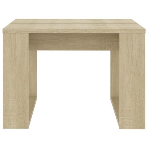 STOLIK BOCZNY DĄB SONOMA 50X50X35CM MATERIAŁ DREWNOPOCHODNY