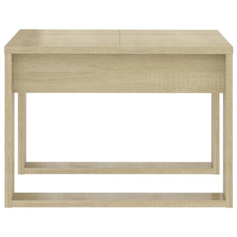 STOLIK BOCZNY DĄB SONOMA 50X50X35CM MATERIAŁ DREWNOPOCHODNY
