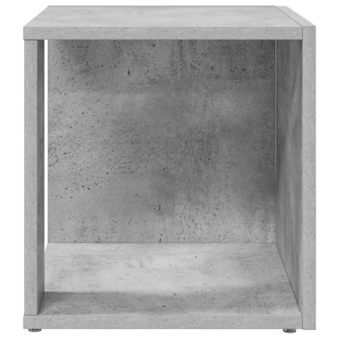 STOLIK BOCZNY SZARY 33X33X34,5CM MATERIAŁ DREWNOPOCHODNY