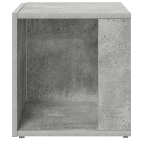 STOLIK BOCZNY SZARY 33X33X34,5CM MATERIAŁ DREWNOPOCHODNY