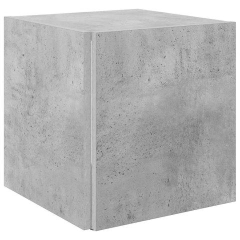 STOLIK BOCZNY SZARY 33X33X34,5CM MATERIAŁ DREWNOPOCHODNY