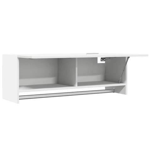 VidaXL Szafka, biała 100x32,5x35 cm, materiał drewnopochodny