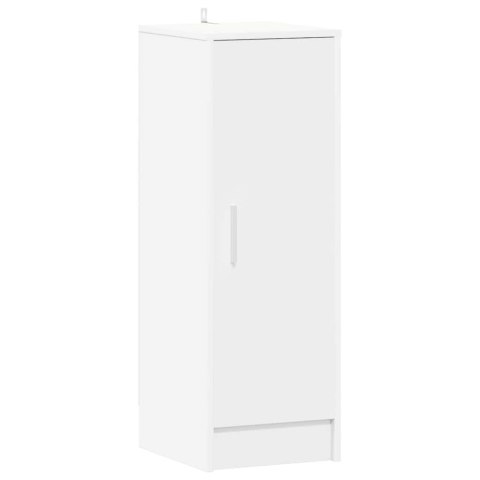 VidaXL Szafka na buty, biała, 32x35x92 cm, materiał drewnopochodny