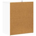 VidaXL Szafka na buty, biała, 60x35x70 cm, materiał drewnopochodny