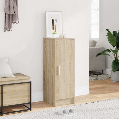 SZAFKA NA BUTY DĄB SONOMA 32X35X92CM MATERIAŁ DREWNOPOCHODNY
