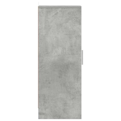VidaXL Szafka na buty, szarość betonu, 32x35x92 cm