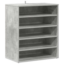 VidaXL Szafka na buty, szarość betonu, 60x35x70 cm