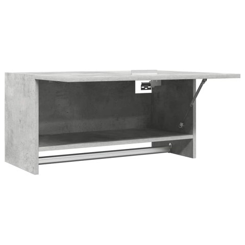 VidaXL Szafka, szarość betonu, 70x32,5x35 cm, materiał drewnopochodny