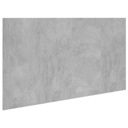 VidaXL Wezgłowie łóżka, szarość betonu, 160x1,5x80 cm
