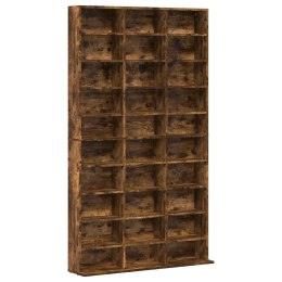 VidaXL Szafka na płyty CD, przydymiony dąb, 102x23x177,5 cm
