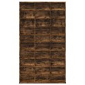 VidaXL Szafka na płyty CD, przydymiony dąb, 102x23x177,5 cm